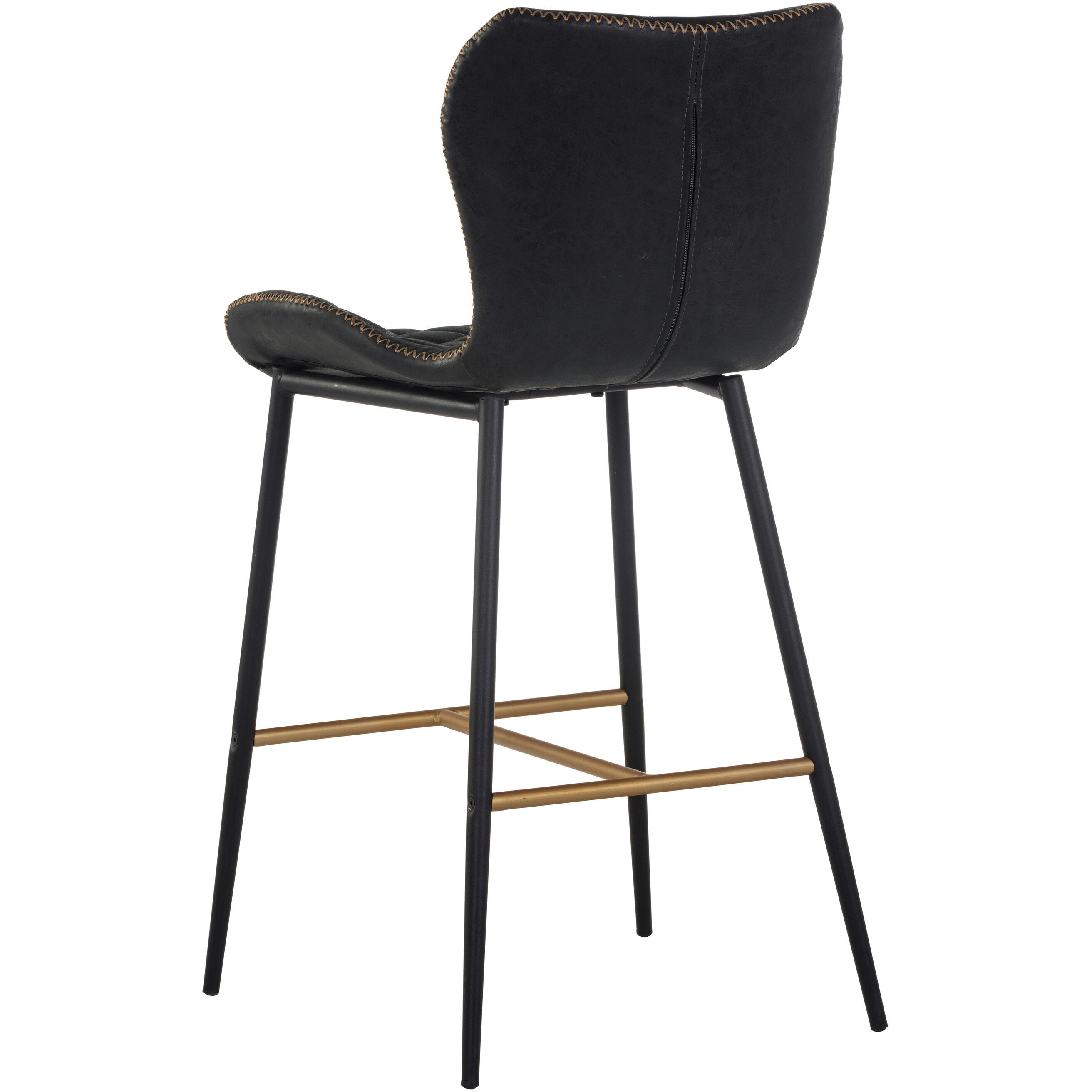 Lyla 37 inch Antique Black Counter Stool, Set Of 2